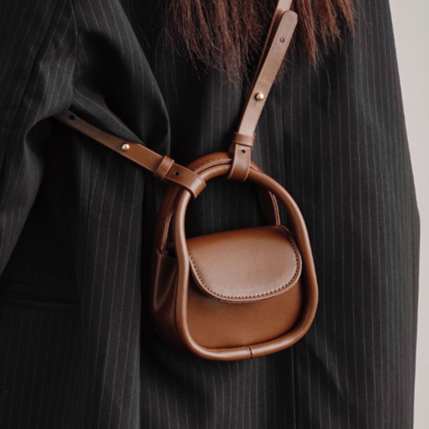 Flap detail mini crossbag