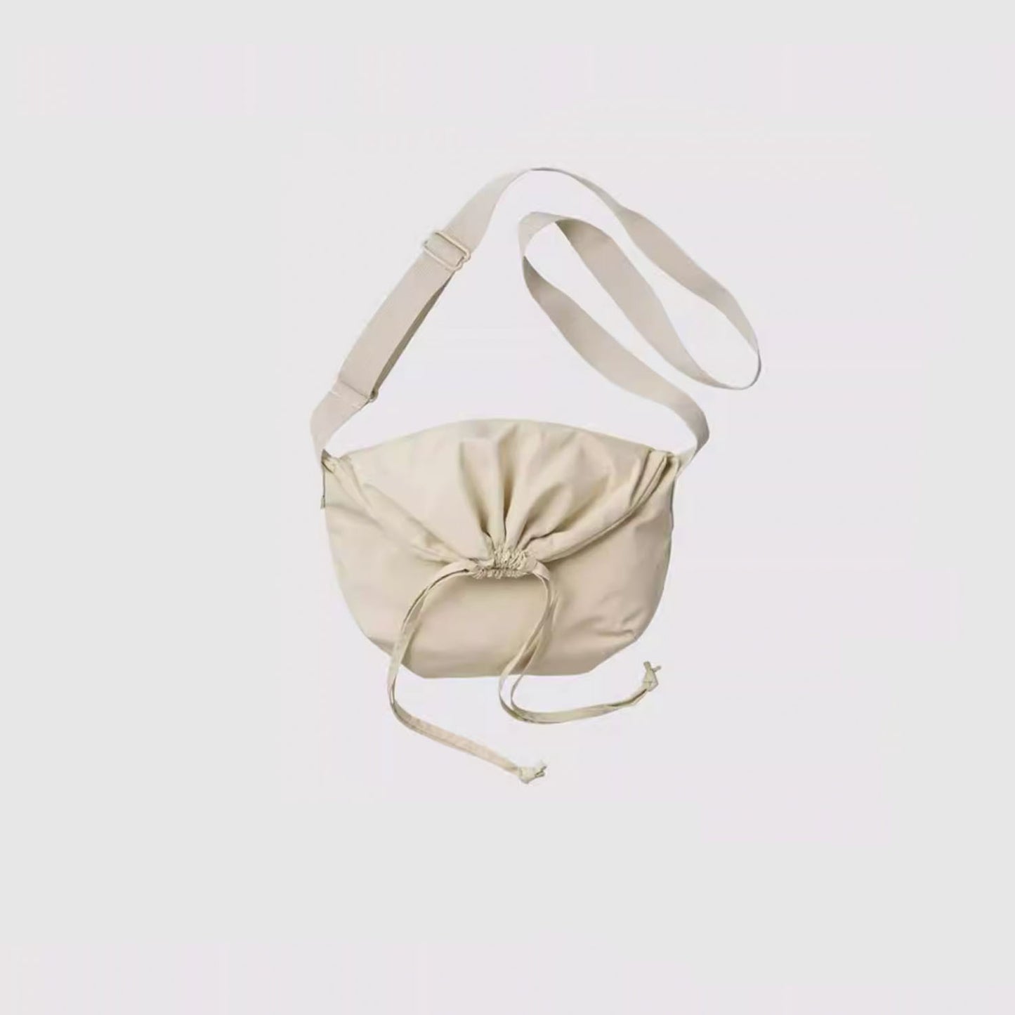 Drawstring detail waterproof bag
