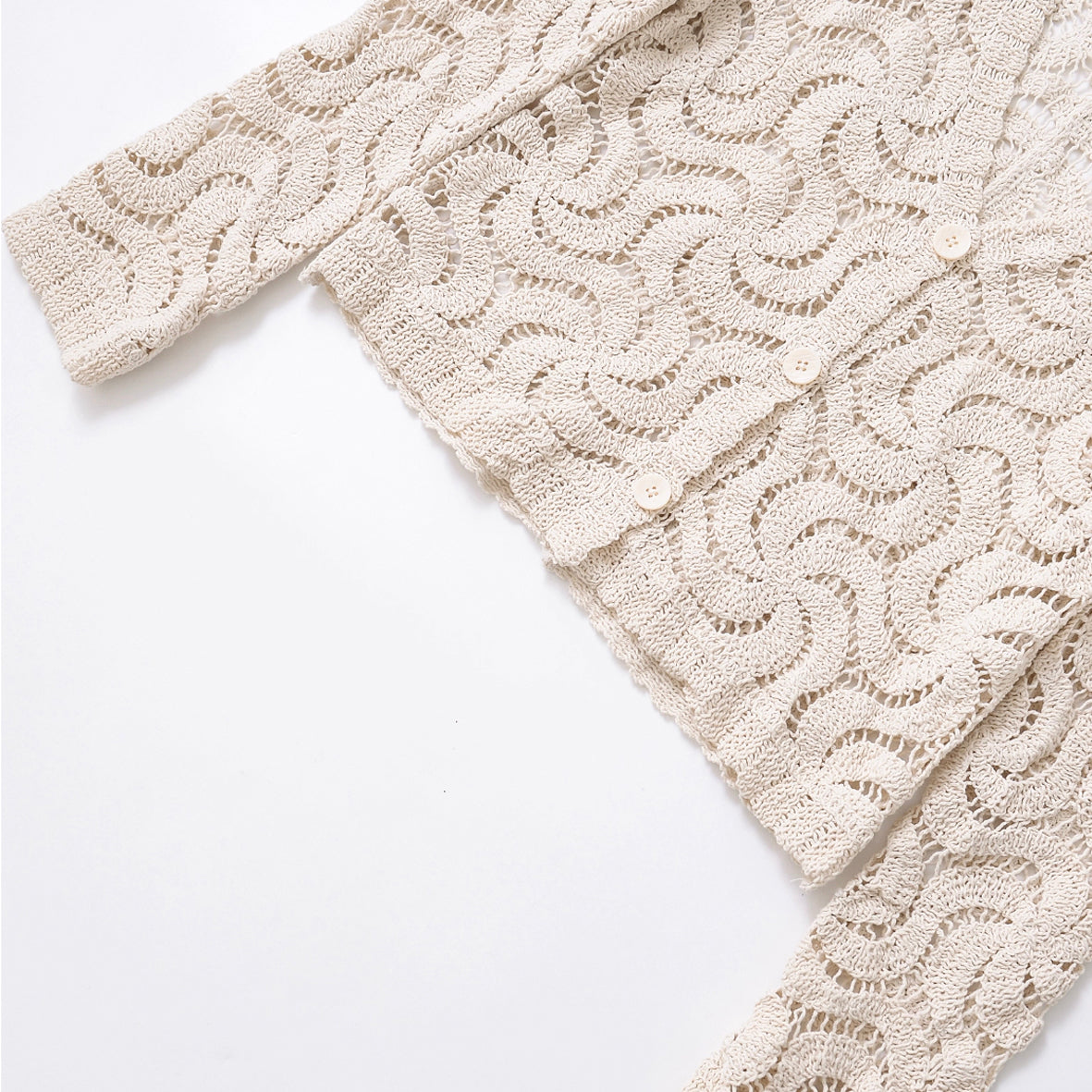 Abstract pattern Crochet Cardigan