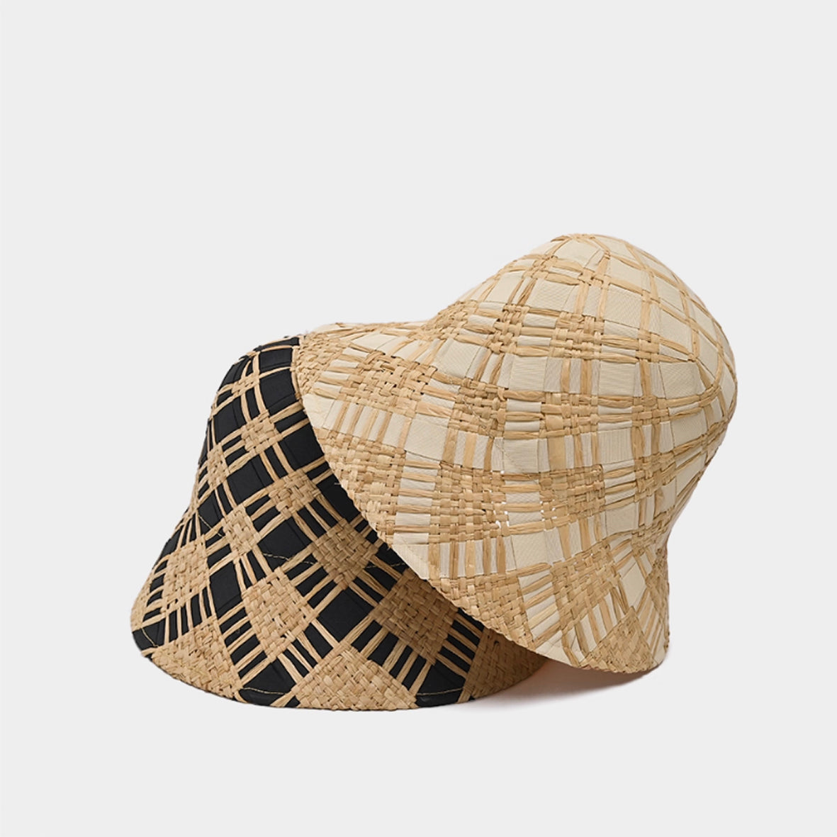 Woven Straw Bucket Hat