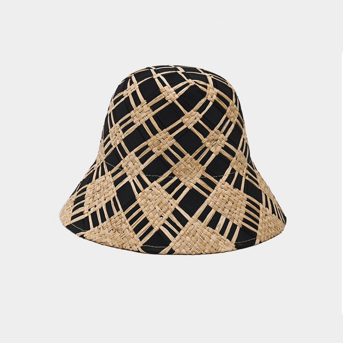Woven Straw Bucket Hat