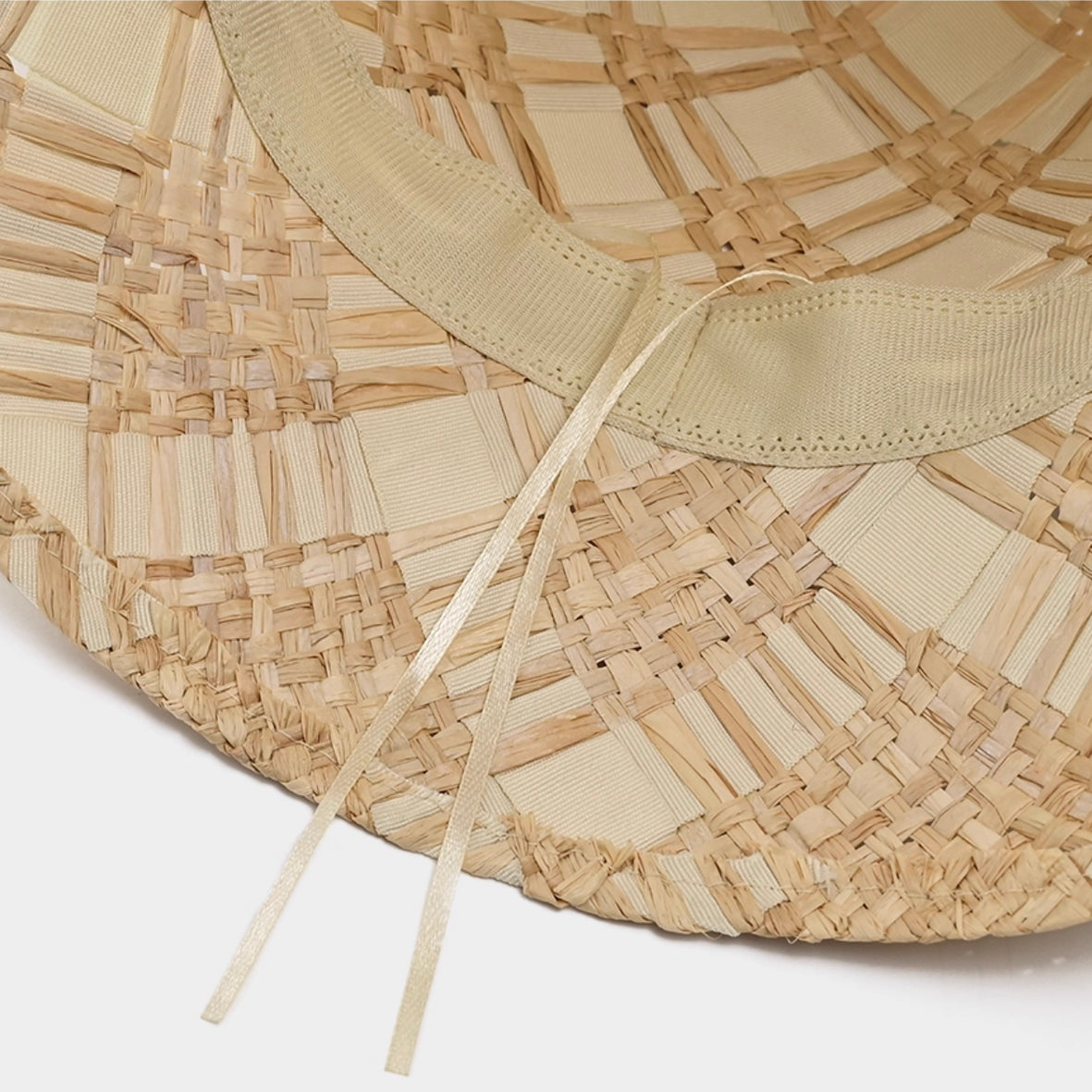 Woven Straw Bucket Hat