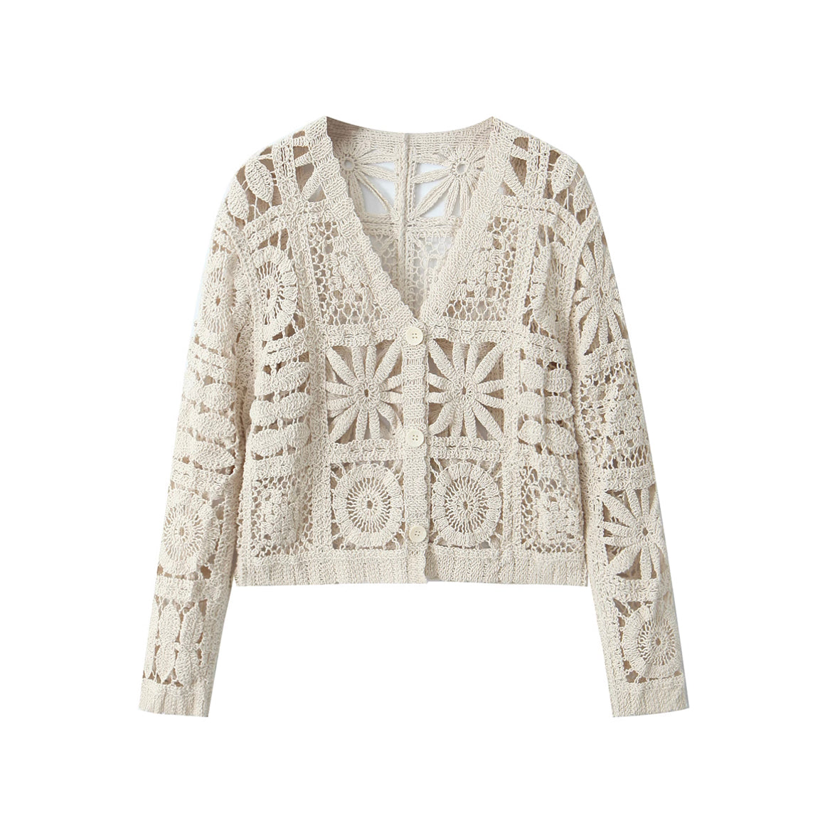 Mix Pattern Crochet Top