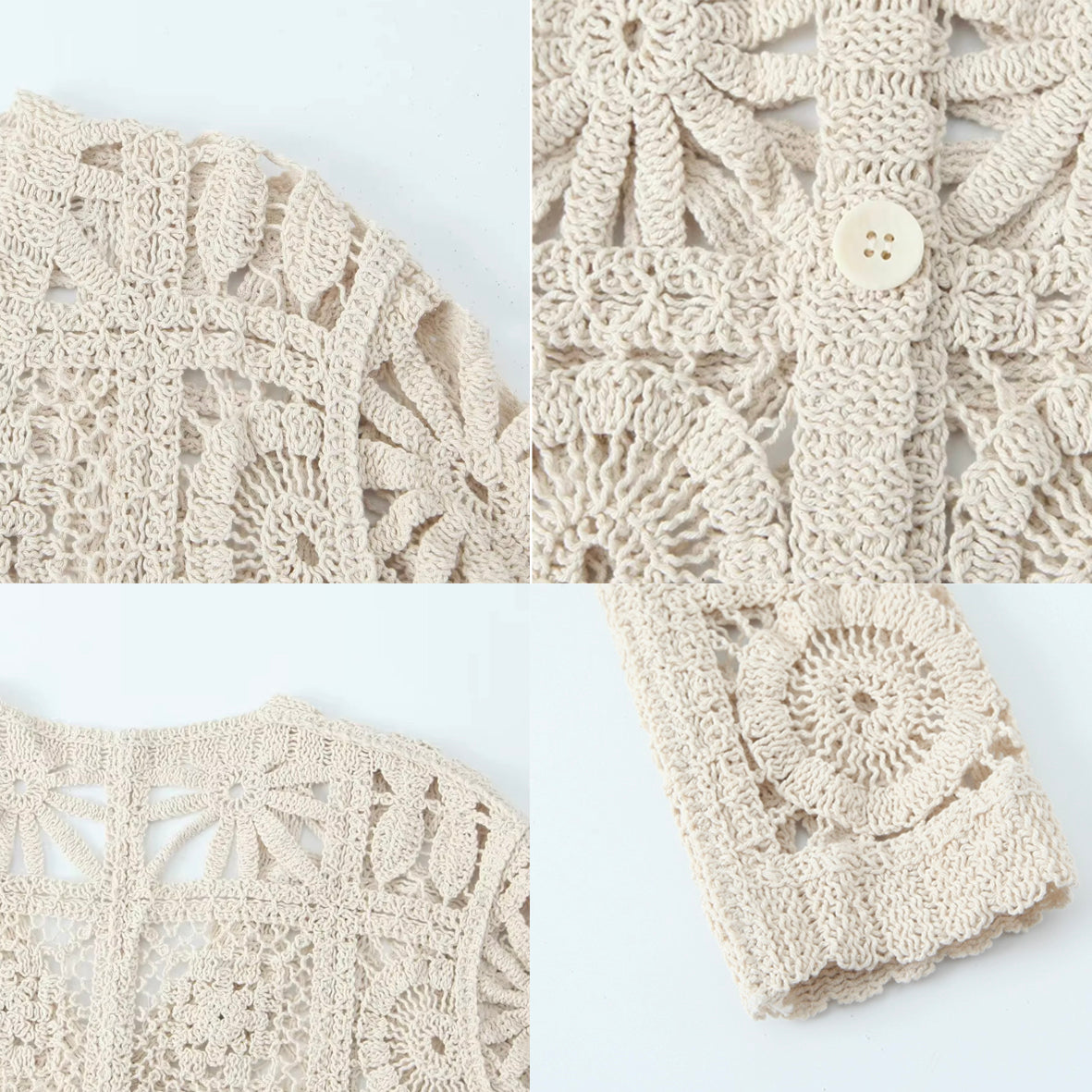 Mix Pattern Crochet Top