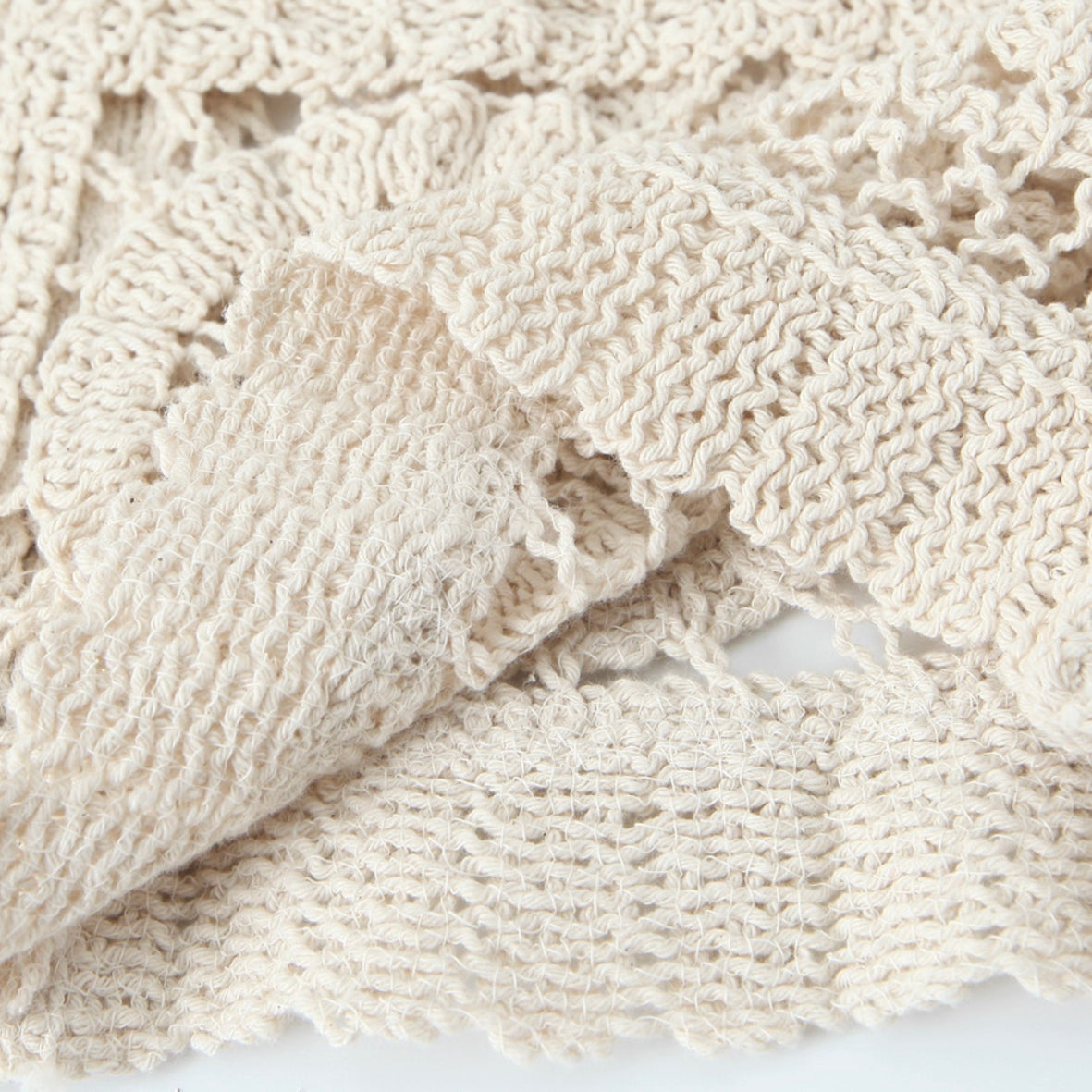Mix Pattern Crochet Trousers