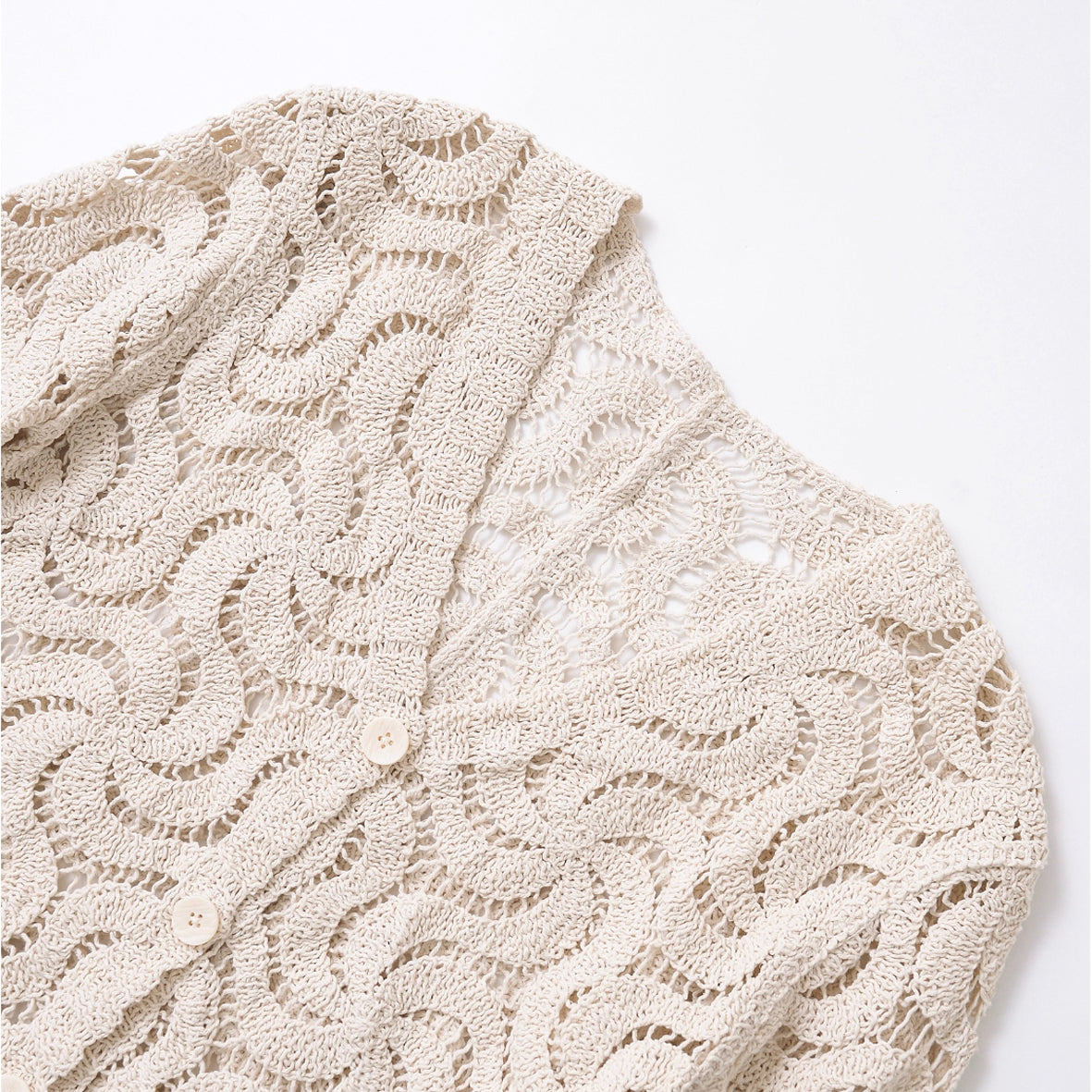 Abstract pattern Crochet Cardigan