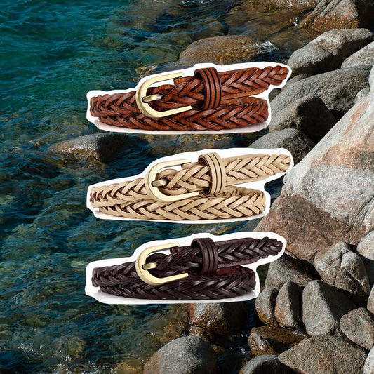 Set of three belts.