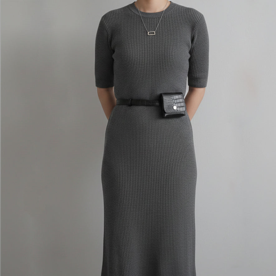 Croc-Embossed Micro Belt Bag