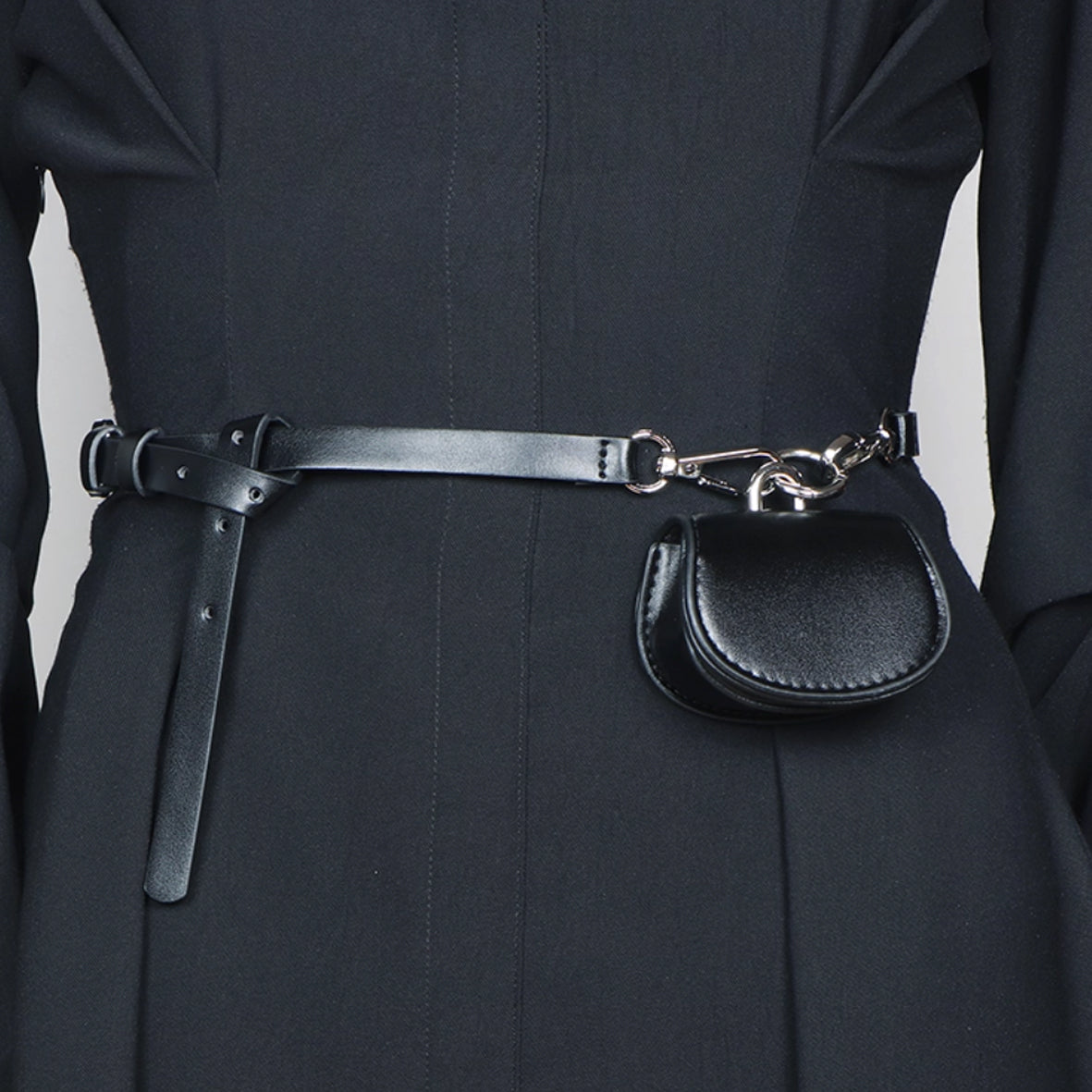 Minimalist Leather Waist Pouch