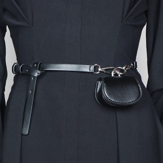 Minimalist Leather Waist Pouch