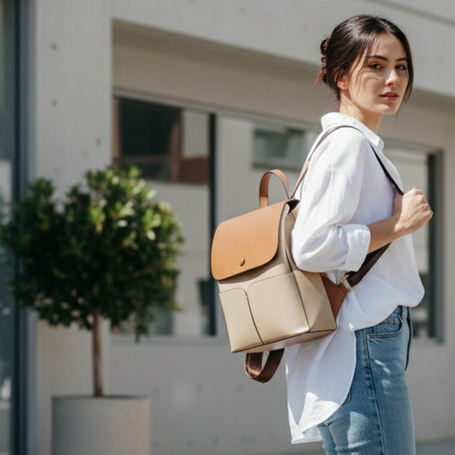 The Two-Tone Structured Daypack