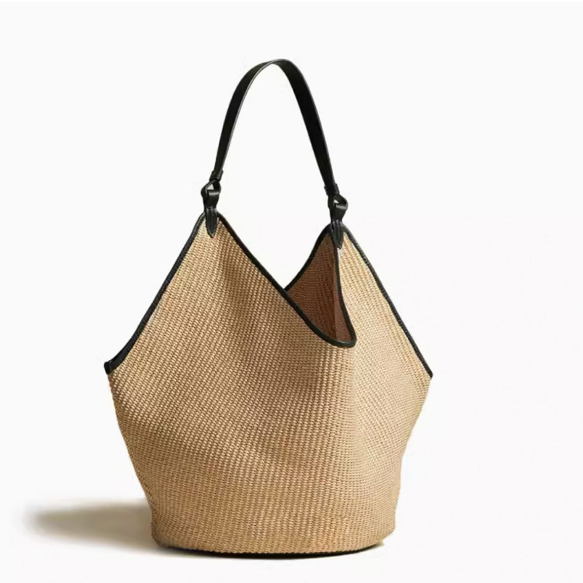 Raffia shoulder bag