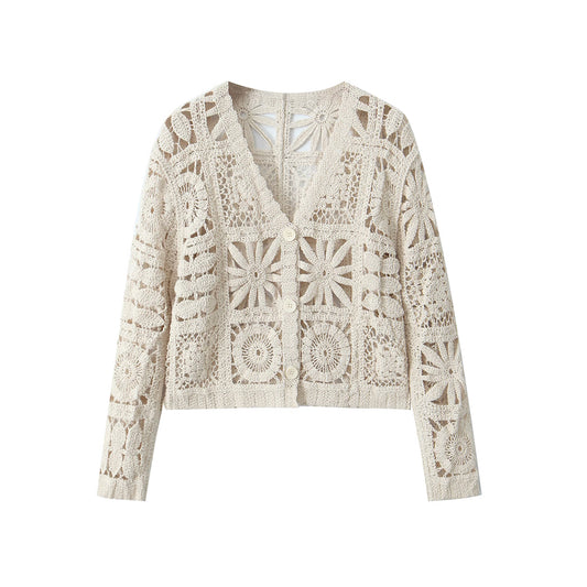 Mix Pattern Crochet Top